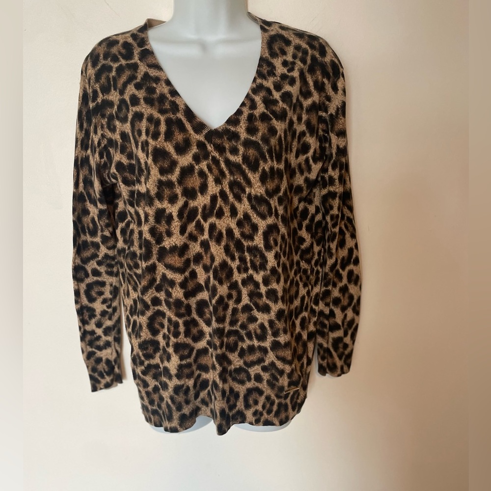 MK leopard sweater